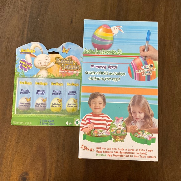 Easter Egg Decorating Kit w/ 10 Markers & Glaze Bundle (batteries not included) - Picture 1 of 5